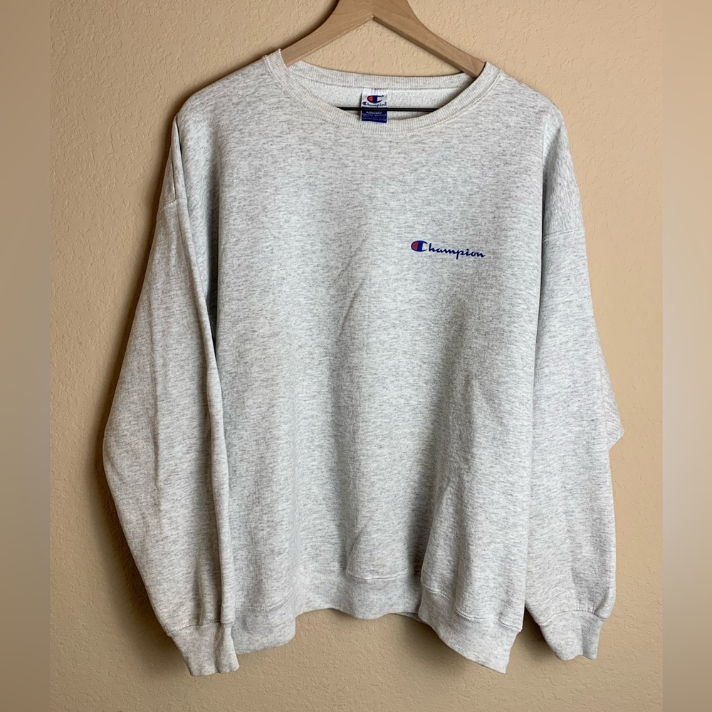 Vintage 90s Champion Sweatshirt Grey